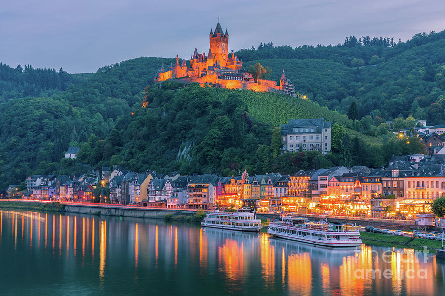 Cochem Castle, Germany Photograph by Henk Meijer Photography