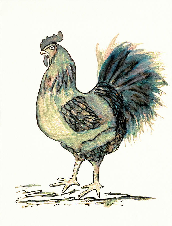 Cock Of The Walk Painting by Deborah League