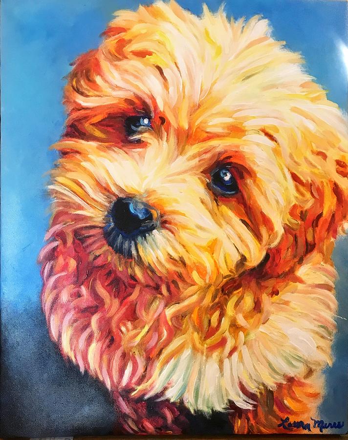 Cockapoo Painting by Laura Kerr-Marrs - Pixels