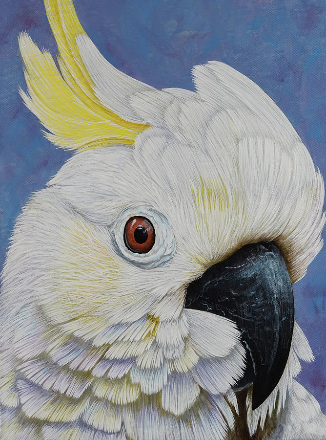 Cockatoo Portrait Painting