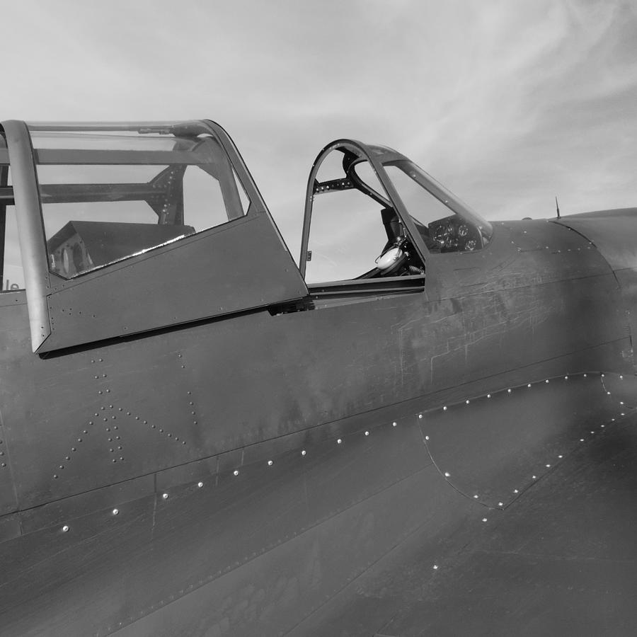 Cockpit P-40 Photograph by Bill Tomsa