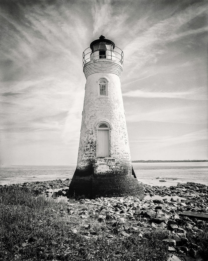 Cockspur Lighthouse 1933 Photograph by Joseph S Giacalone