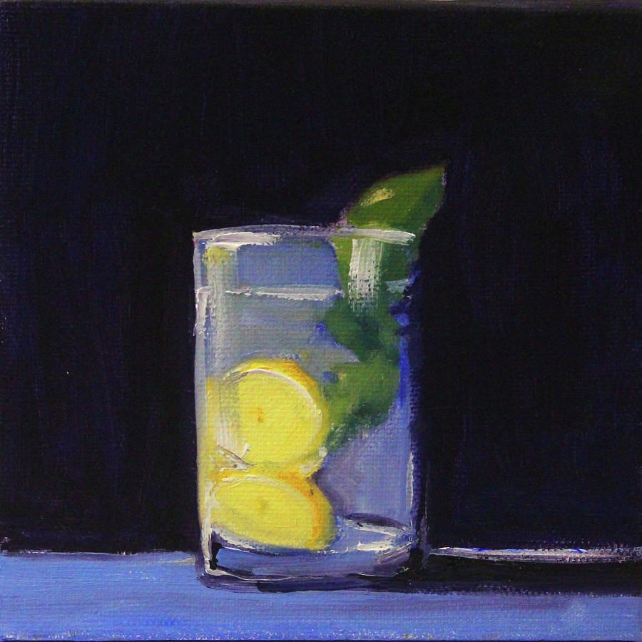 Cocktail Painting by Nancy Merkle