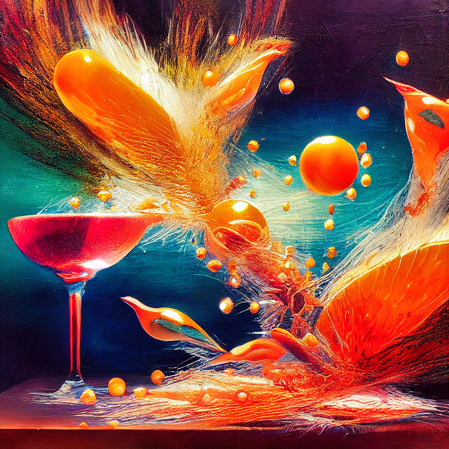 Cocktail Supernova Digital Art by Craig Boehman