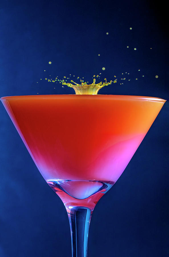 Cocktail with a Splash Photograph by Deborah Penland