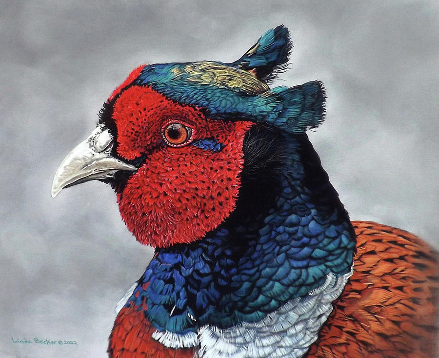 Cocky Painting by Linda Becker