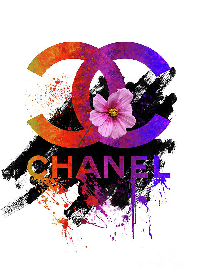 CoCo Chanel Logo - 232 Painting by Prar Kulasekara