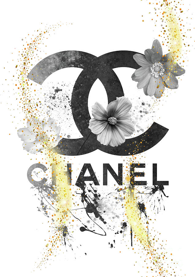 CoCo Chanel Logo - 259 Painting by Prar Kulasekara