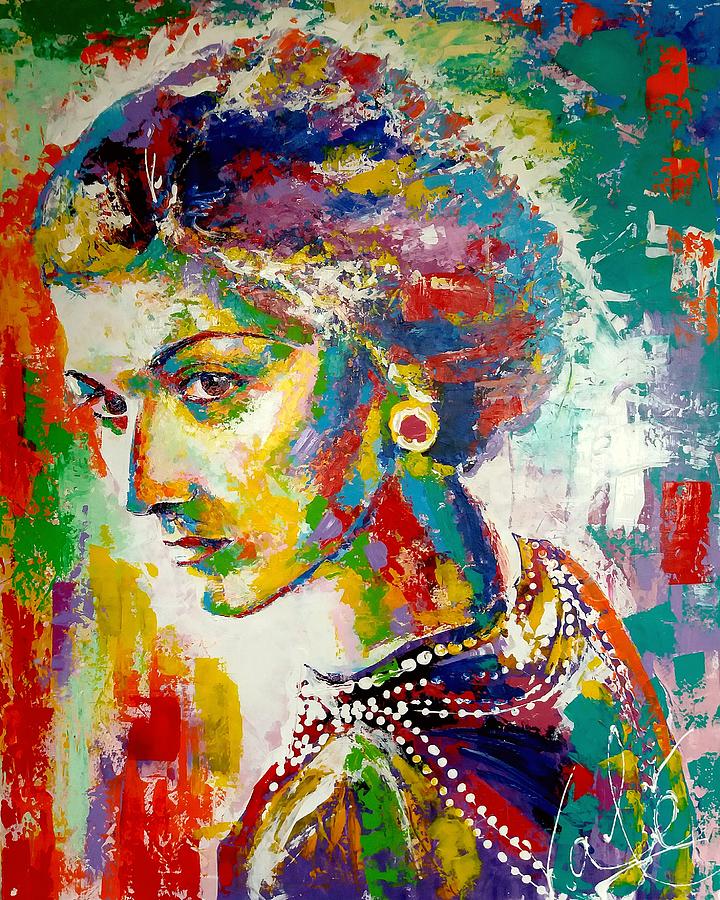 Coco Chanel Painting by Vale Kardamski - Pixels