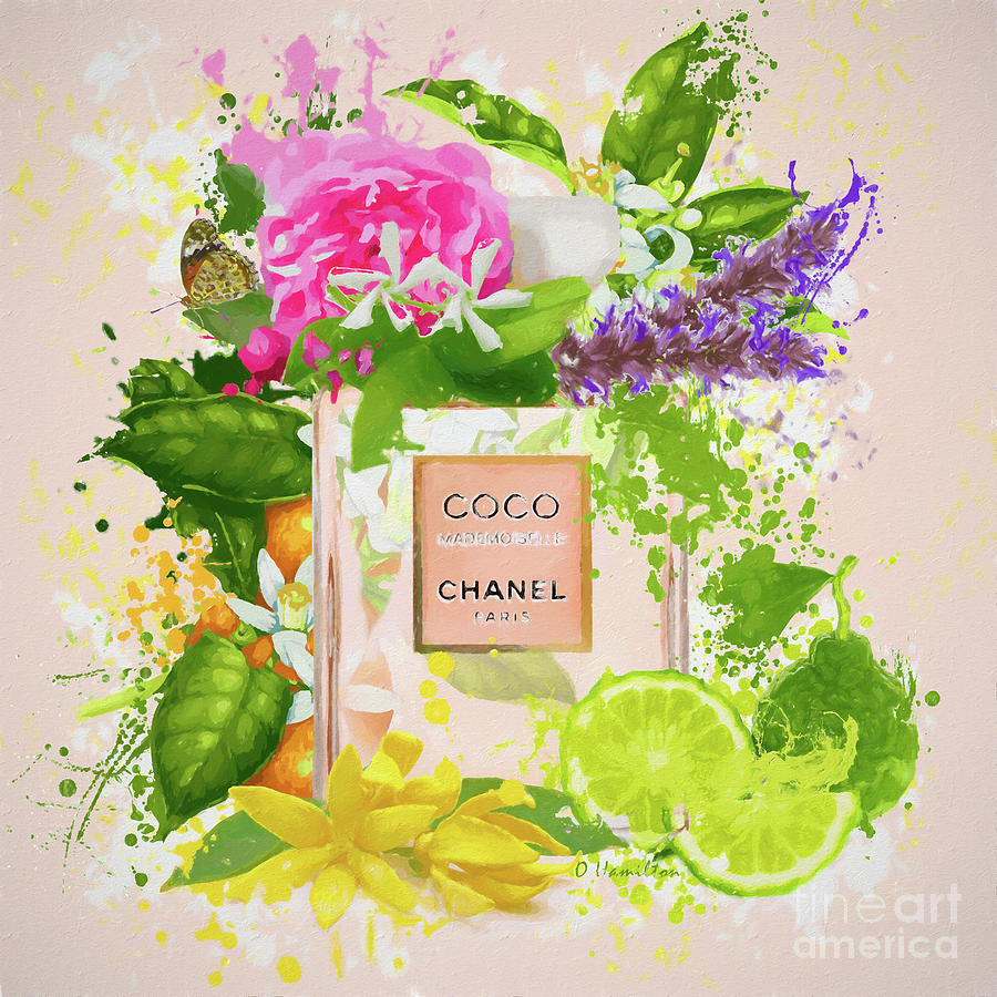 Bouquet of Roses & Hydrangea with Chanel Coco EDP