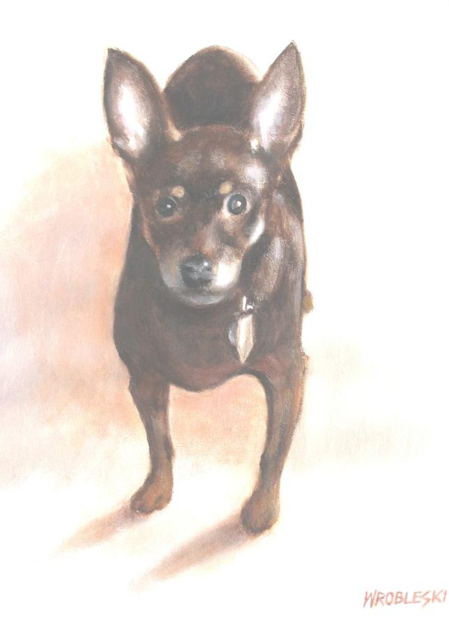 Coco Painting by Peggy Wrobleski