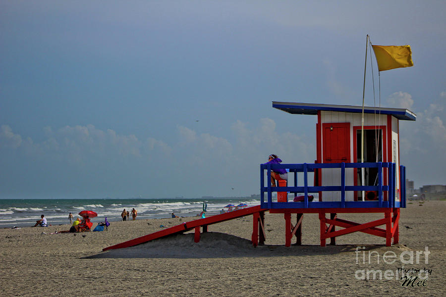 Cocoa Beach Lifeguard Lookout Digital Art by Melanie Lehman Pixels