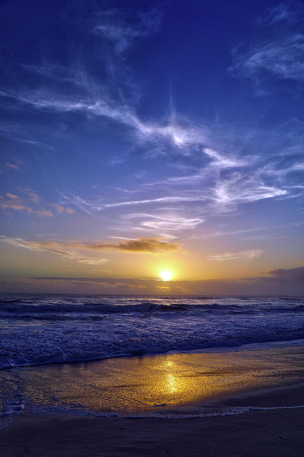 Cocoa Beach Sunrise Photograph by Mitch Cat