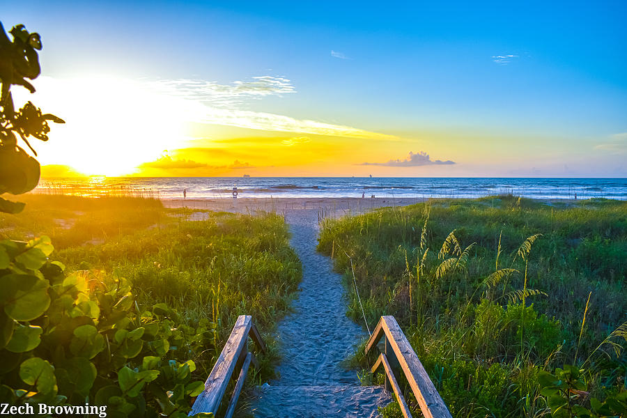 Cocoa beach Photograph by Zechariah Browning - Fine Art America