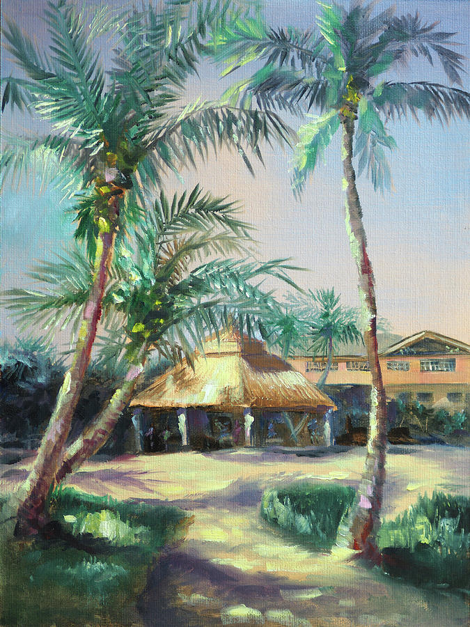 Coconut Cove Resort and Marina Painting by David Bader
