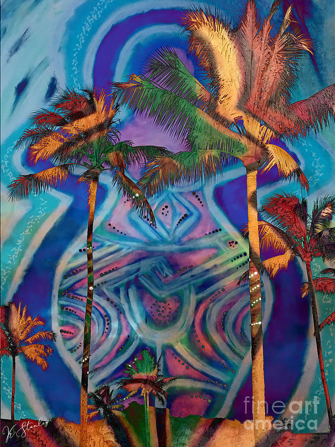 Coconut Goddess Mixed Media By Kathy Stanley - Fine Art America