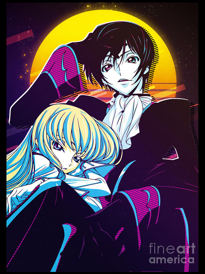 Code Geass Lelouch And C.C Photo Drawing by Anime Art - Pixels