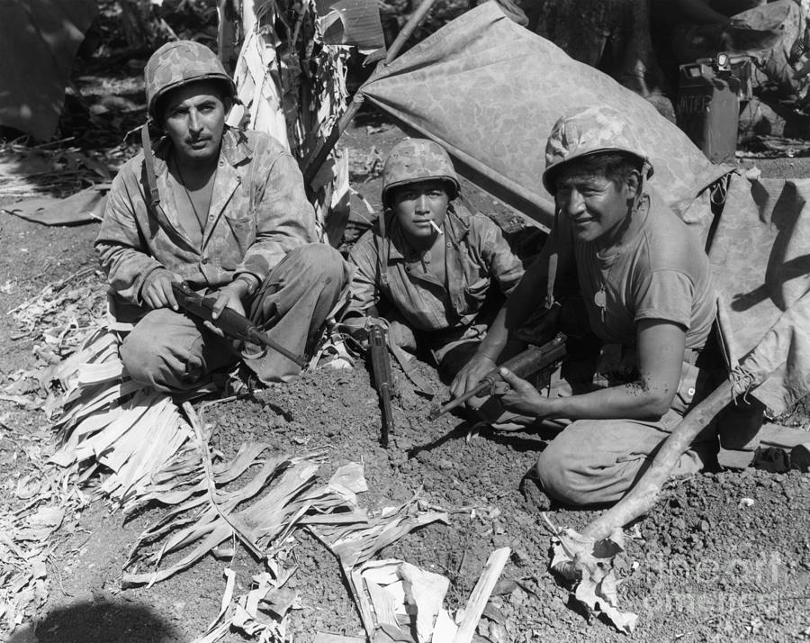 Code Talkers, 1944 Photograph by Granger - Fine Art America