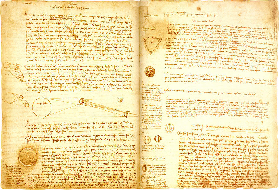 Codex Leicester 1510s Mixed Media by Leonardo da Vinci