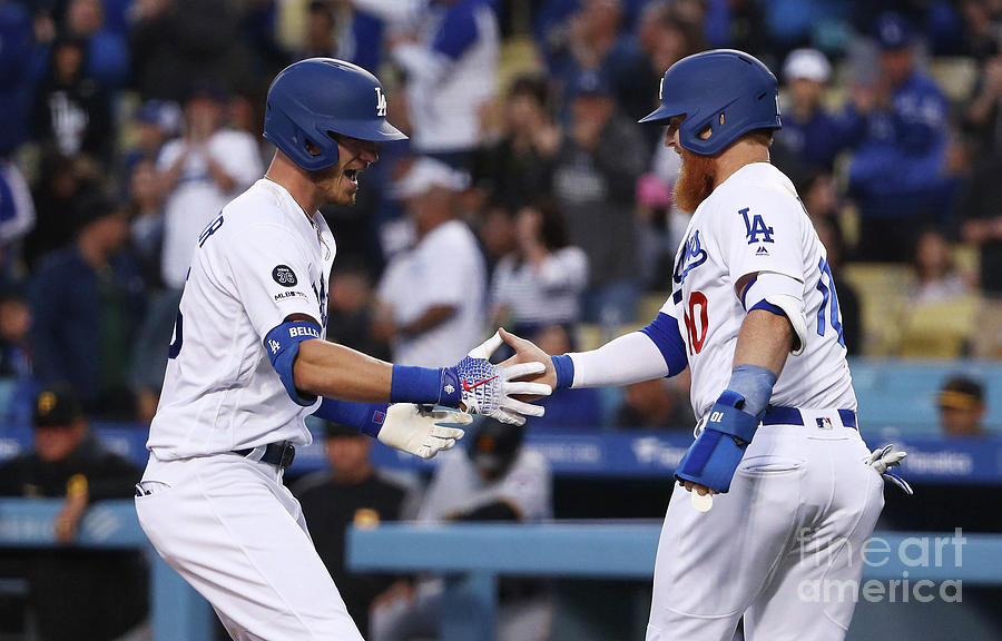 Cody Bellinger And Justin Turner Photograph by Victor Decolongon Cody Bellinger And Justin Turner Photograph by Victor Decolongon