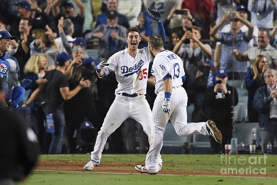 Cody Bellinger And Max Muncy Photograph by Kevork Djansezian Cody Bellinger And Max Muncy Photograph by Kevork Djansezian