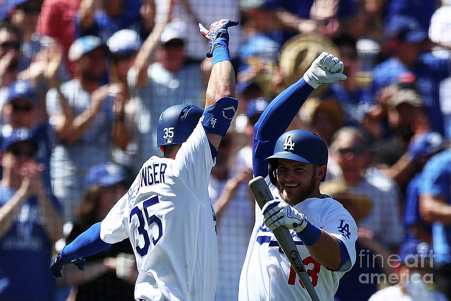 Cody Bellinger And Max Muncy Photograph by Yong Teck Lim Cody Bellinger And Max Muncy Photograph by Yong Teck Lim
