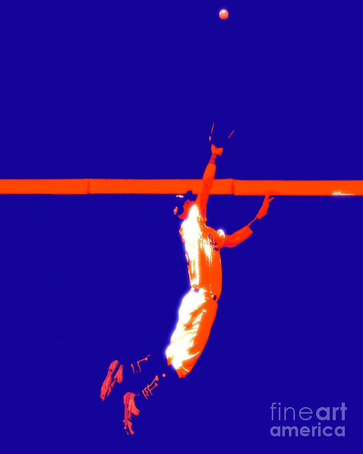 Dodgers Painting - Cody Bellinger Catch by Jack Bunds Dodgers Painting - Cody Bellinger Catch by Jack Bunds