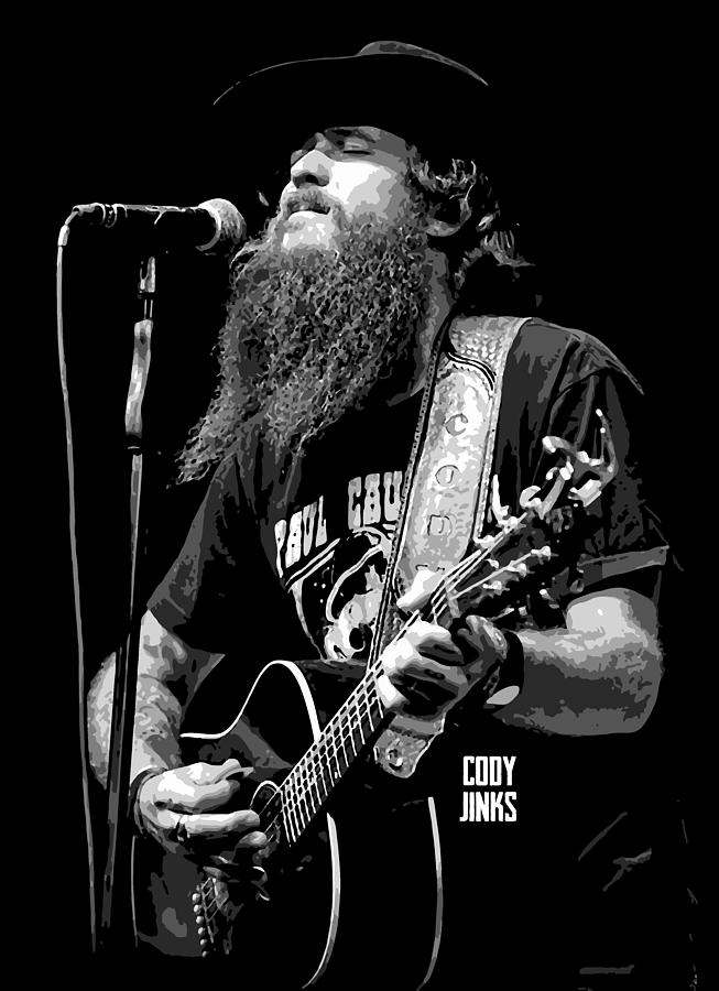 Cody Jinks. Meredith Cody Jinks v.2 Digital Art by Taurungka Graphic Design