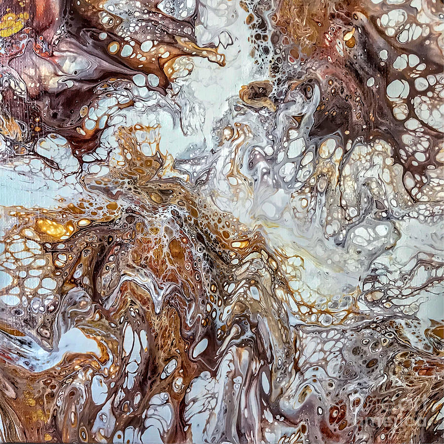 Coffee Chocolate Carmel Painting by Peggy Franz