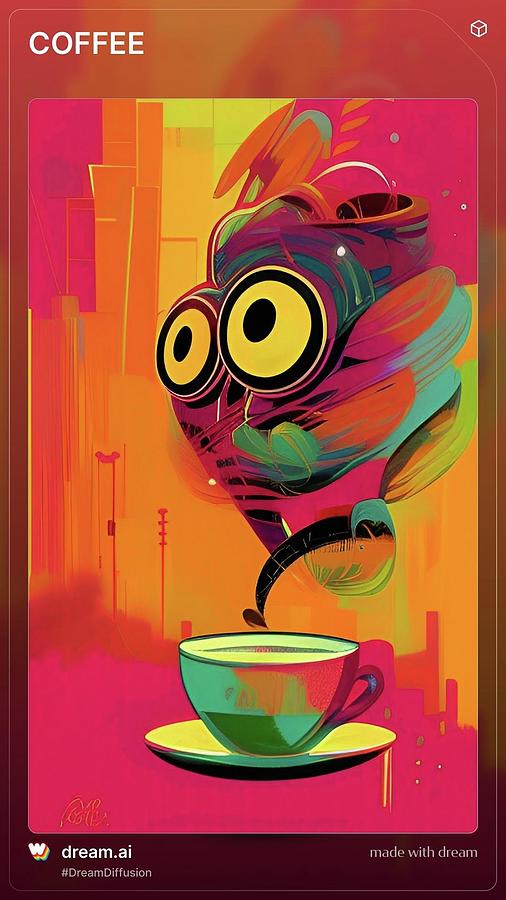 Coffee 2 Digital Art by Denise F Fulmer