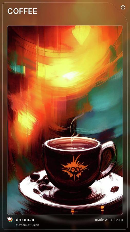 Coffee 8 Hot Java Digital Art by Denise F Fulmer