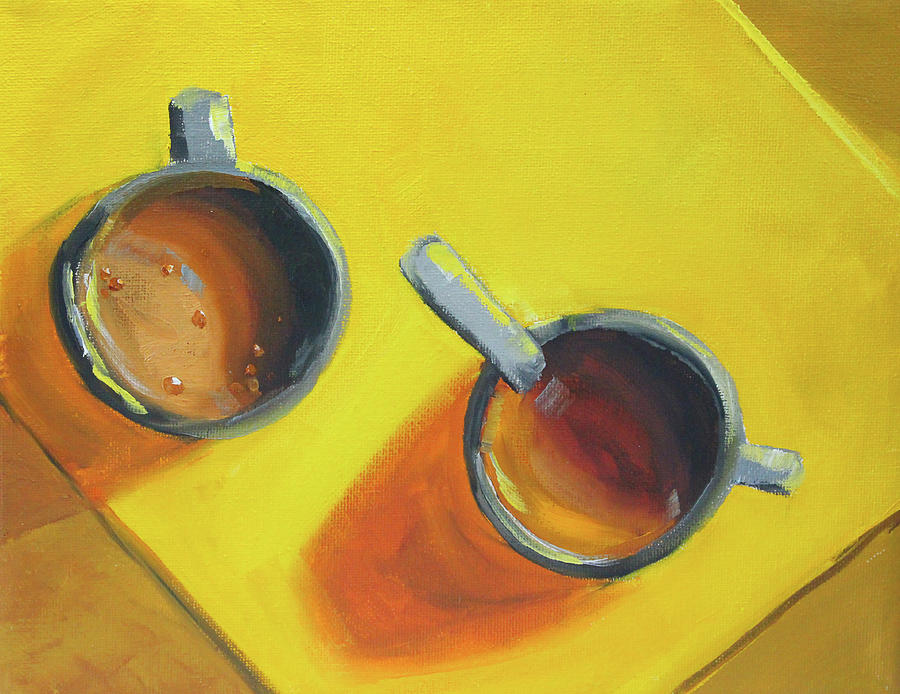 Coffee and Chocolate Painting by Nancy Merkle