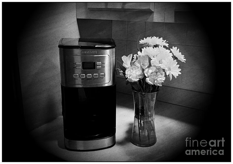 Coffee and Flowers Photograph by Luther Fine Art