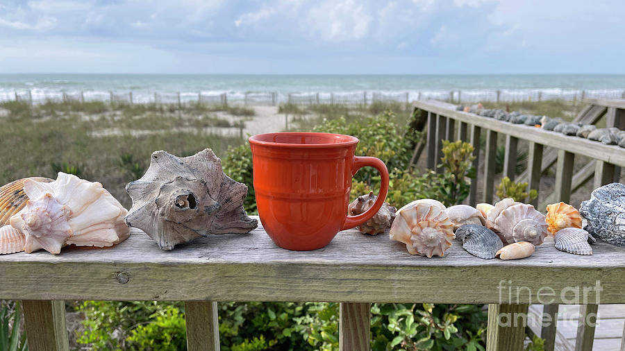 Coffee at the Beach  7257 Photograph by Jack Schultz