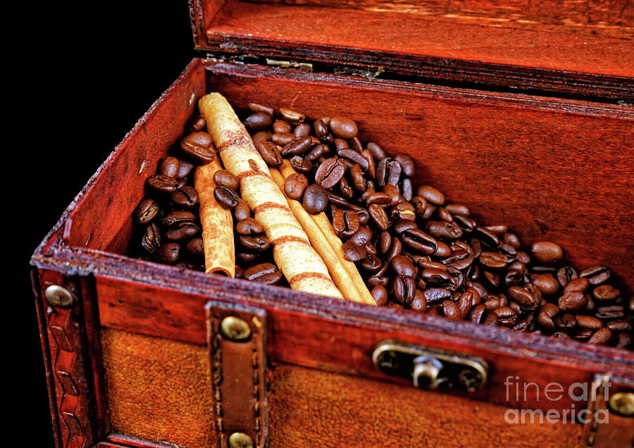 Coffee Beans and Treats Photograph by John Rizzuto