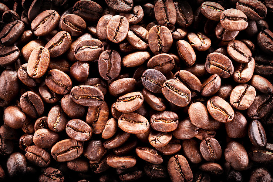 Coffee beans. Photograph by ValentynVolkov
