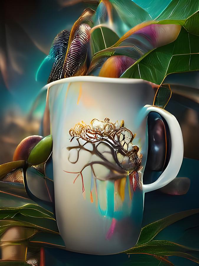 Coffee Cup Digital Art by Beverly Read