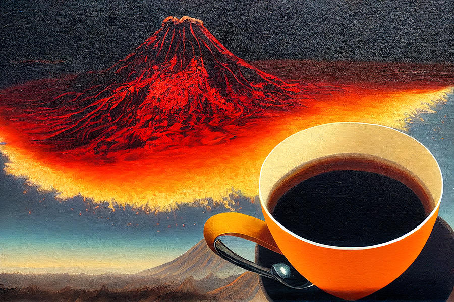 Coffee Fresh From The Crater Digital Art by Craig Boehman