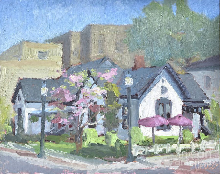 Plein Air Painting - Coffee House Days by Tiffany Foss