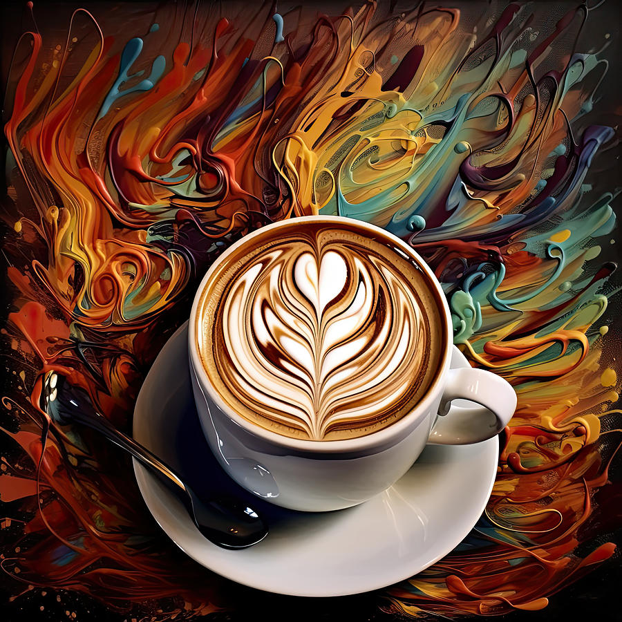 Coffee Lover Digital Art by Lourry Legarde