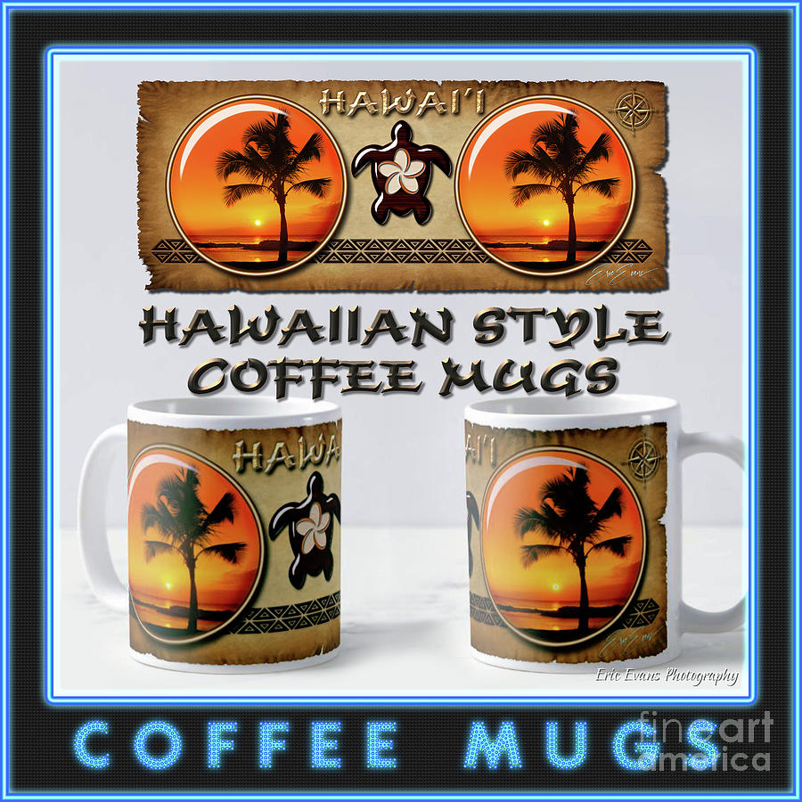 Coffee Mugs Gallery Button Photograph by Aloha Art