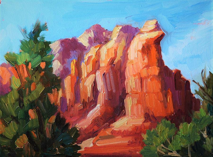 Coffee Pot Rock  Painting by Diane McClary