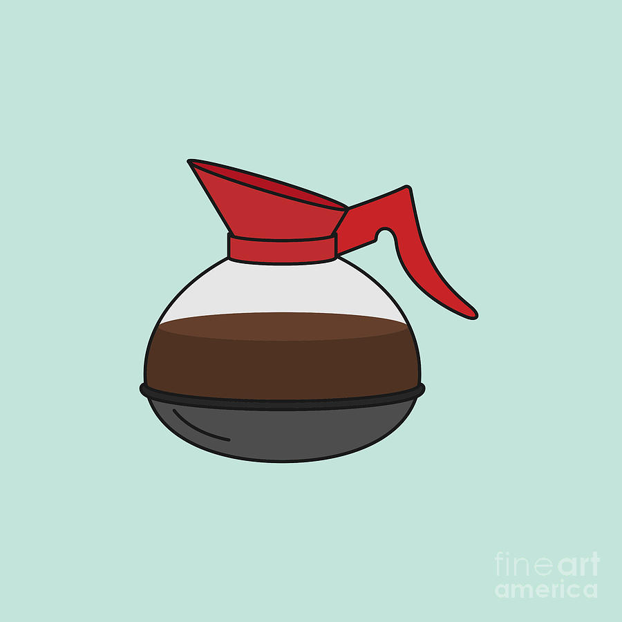 Coffee Pot Digital Art