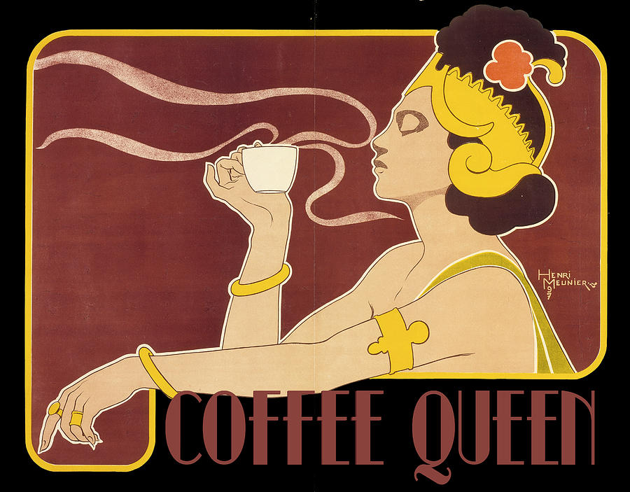 Coffee Queen Woman Women Painting by Tony Rubino