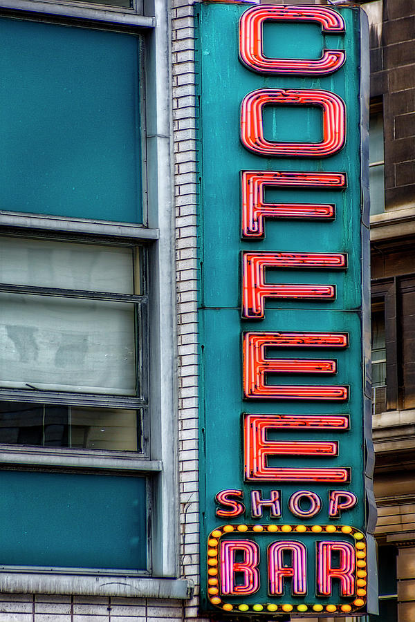 Coffee Shop Bar Photograph by Susan Candelario