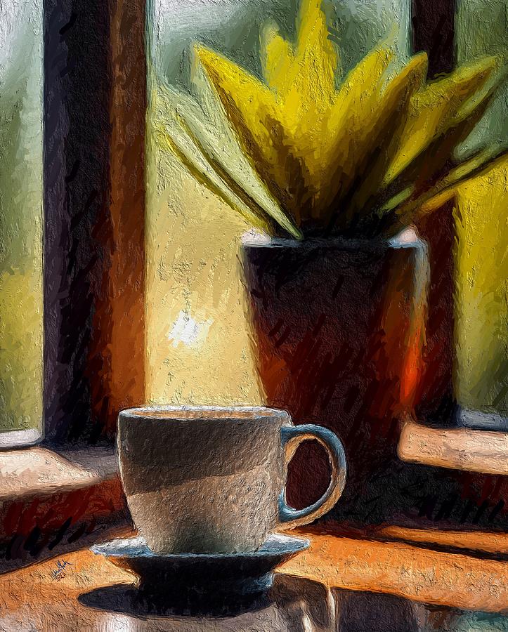 Coffee Time 3 Mixed Media by Anas Afash