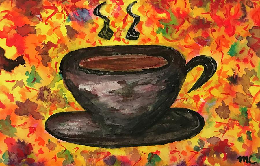Coffee Painting - Coffee time by Mike Coyne