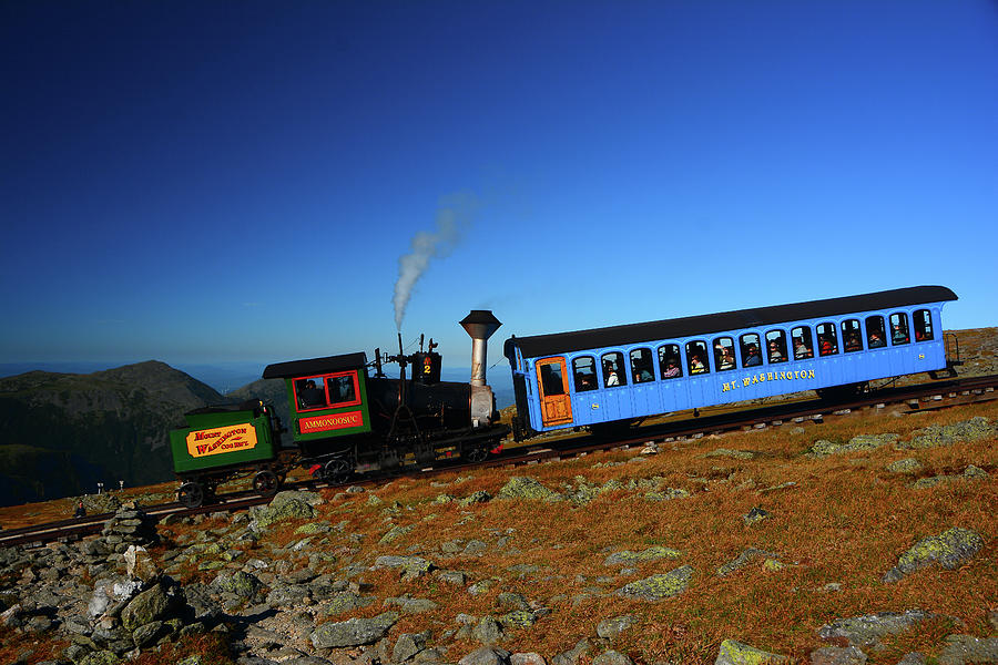 Cog Rail Way with Northern Presidential Range 4 Photograph by Raymond Salani III