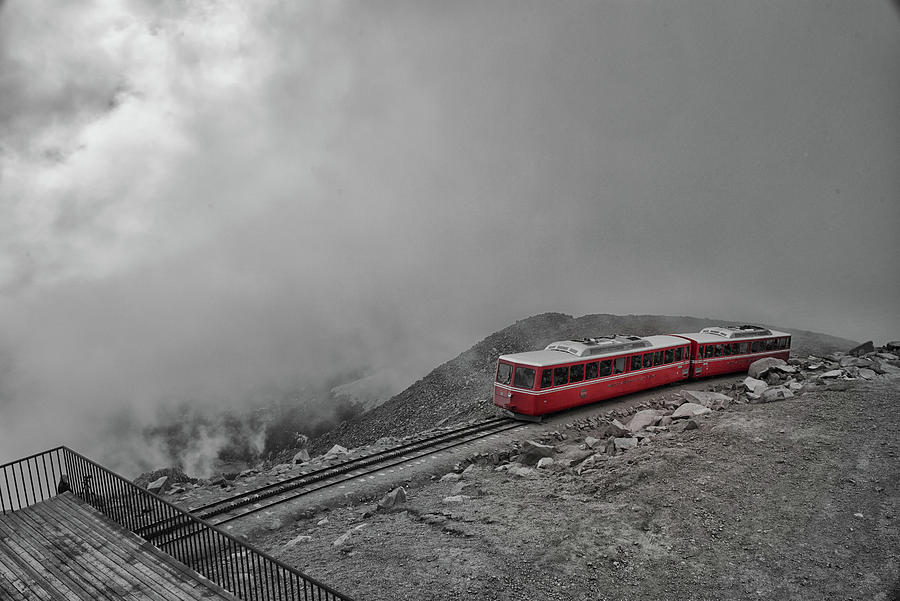 Cog railway, Pikes Peak Photograph by Doug Wittrock