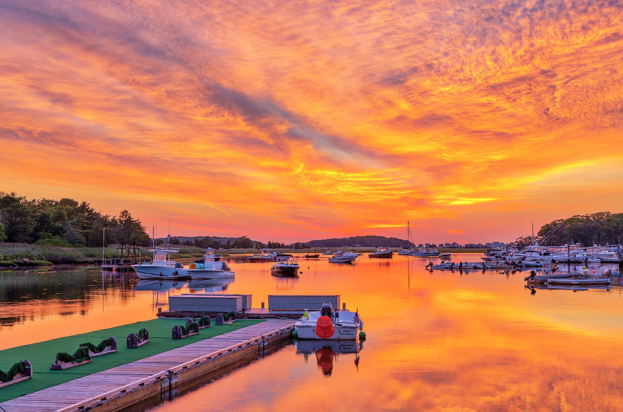Cohasset Harbor Marina Photograph by Juergen Roth